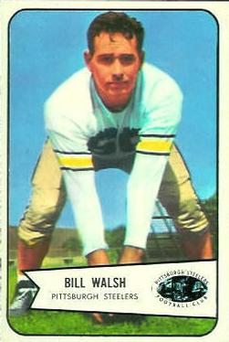 1954 Bowman #96 Bill Walsh C SP