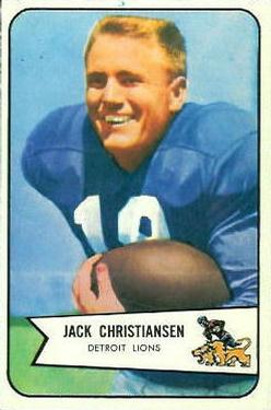 1954 Bowman #100 Jack Christiansen