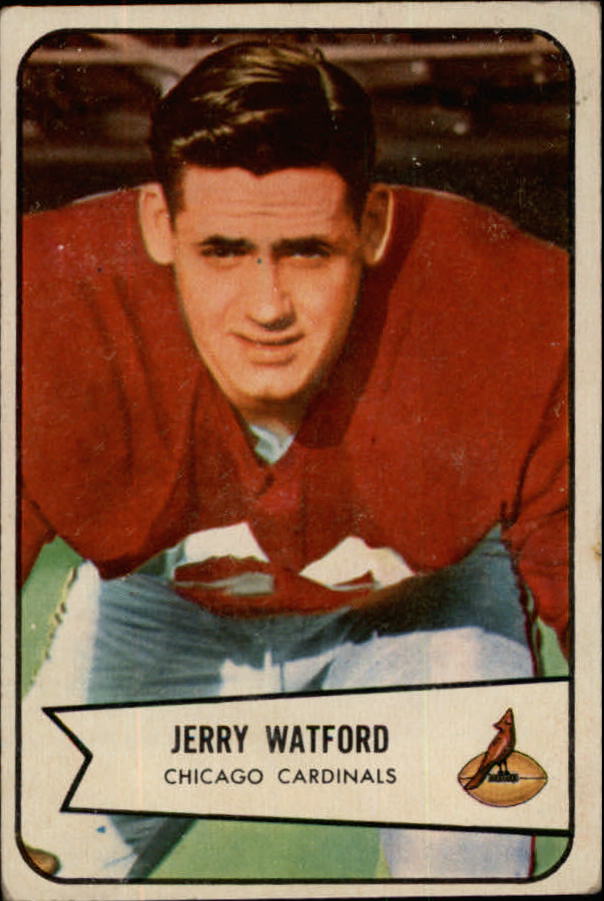 1954 Bowman #107 Jerry Watford RC
