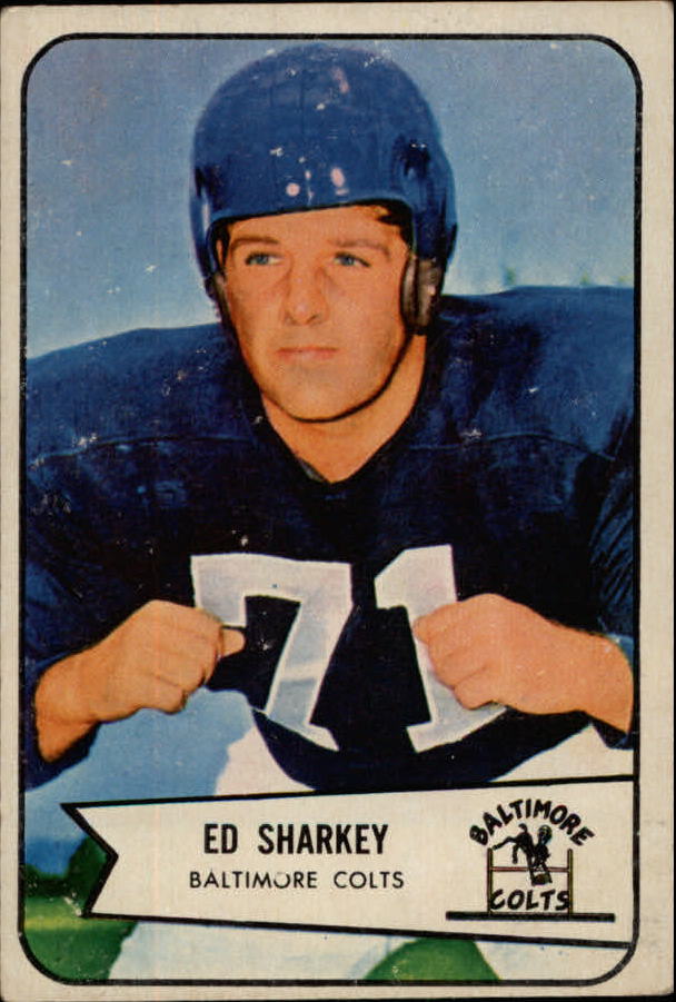 1954 Bowman #109 Ed Sharkey RC