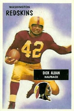 1955 Bowman #12 Dick Alban