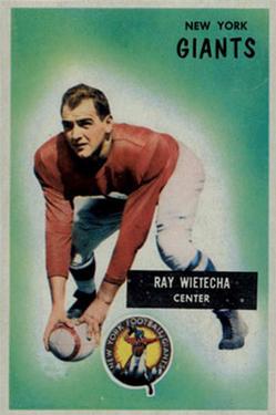 1955 Bowman #24 Ray Wietecha