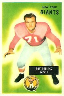 1955 Bowman #41 Ray Collins RC