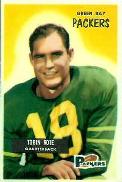 1955 Bowman #74 Tobin Rote