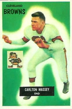 1955 Bowman #98 Carlton Massey RC