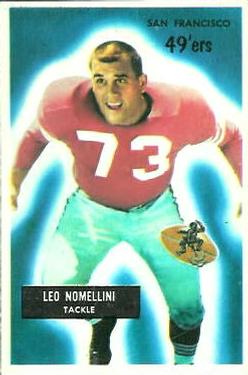 1955 Bowman #104 Leo Nomellini