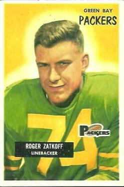 1955 Bowman #111 Roger Zatkoff RC