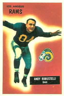 1955 Bowman #121 Andy Robustelli