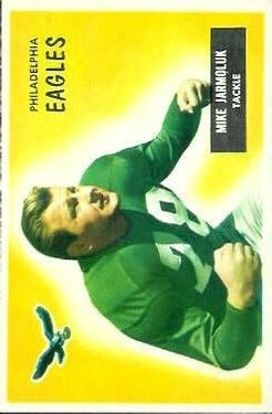 1955 Bowman #151 Mike Jarmoluk RC