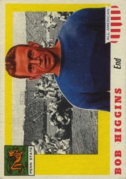 1955 Topps All American #33 Bob Higgins RC