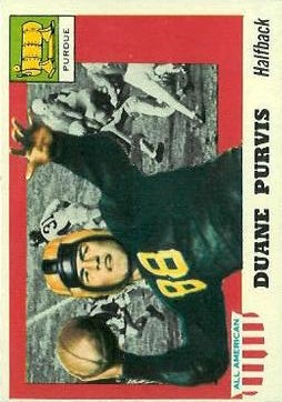 1955 Topps All American #51 Duane Purvis SP RC