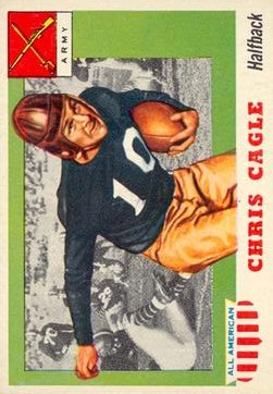 1955 Topps All American #95 Chris Cagle SP RC