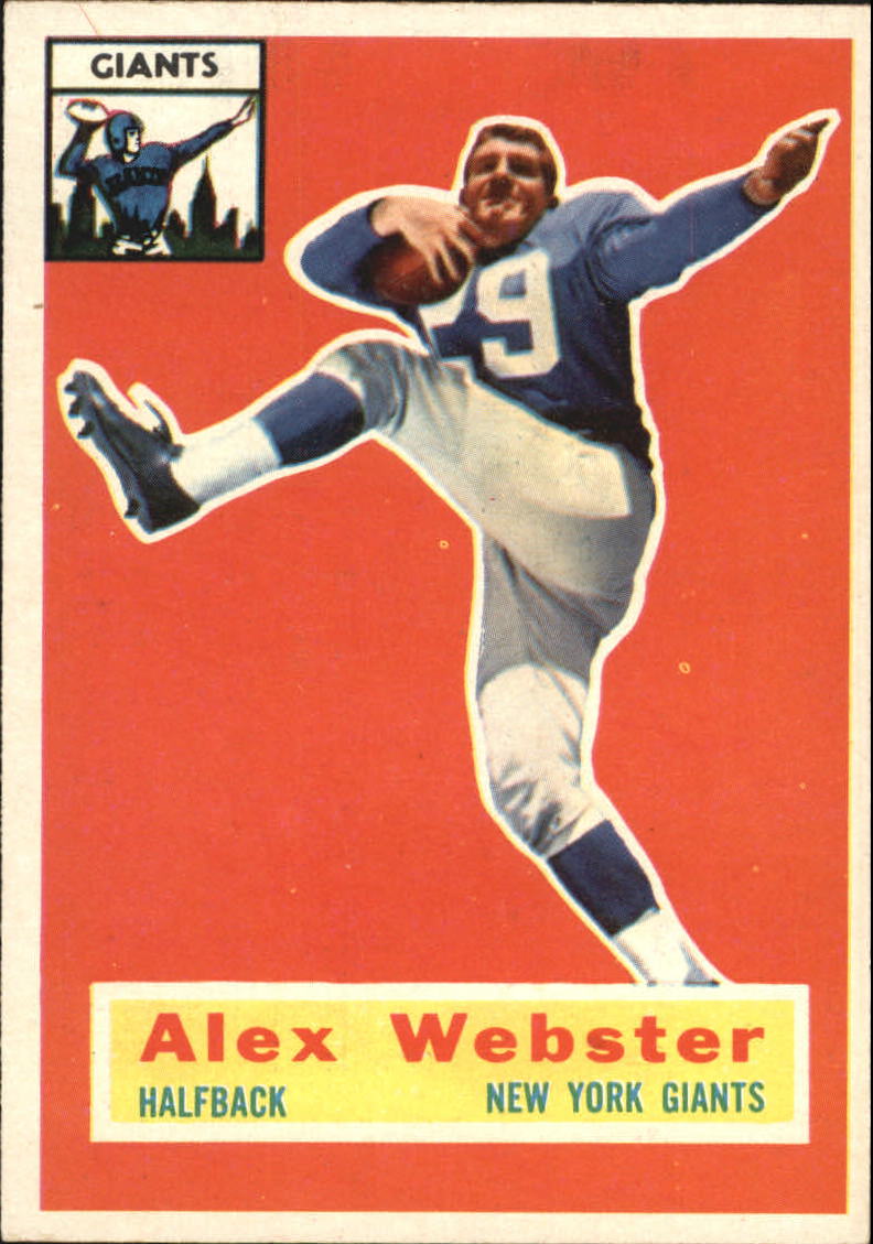 1956 Topps #5 Alex Webster RC