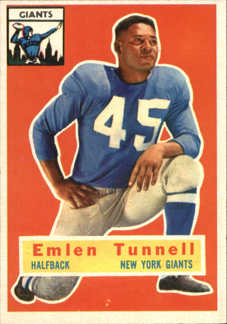 1956 Topps #17 Emlen Tunnell
