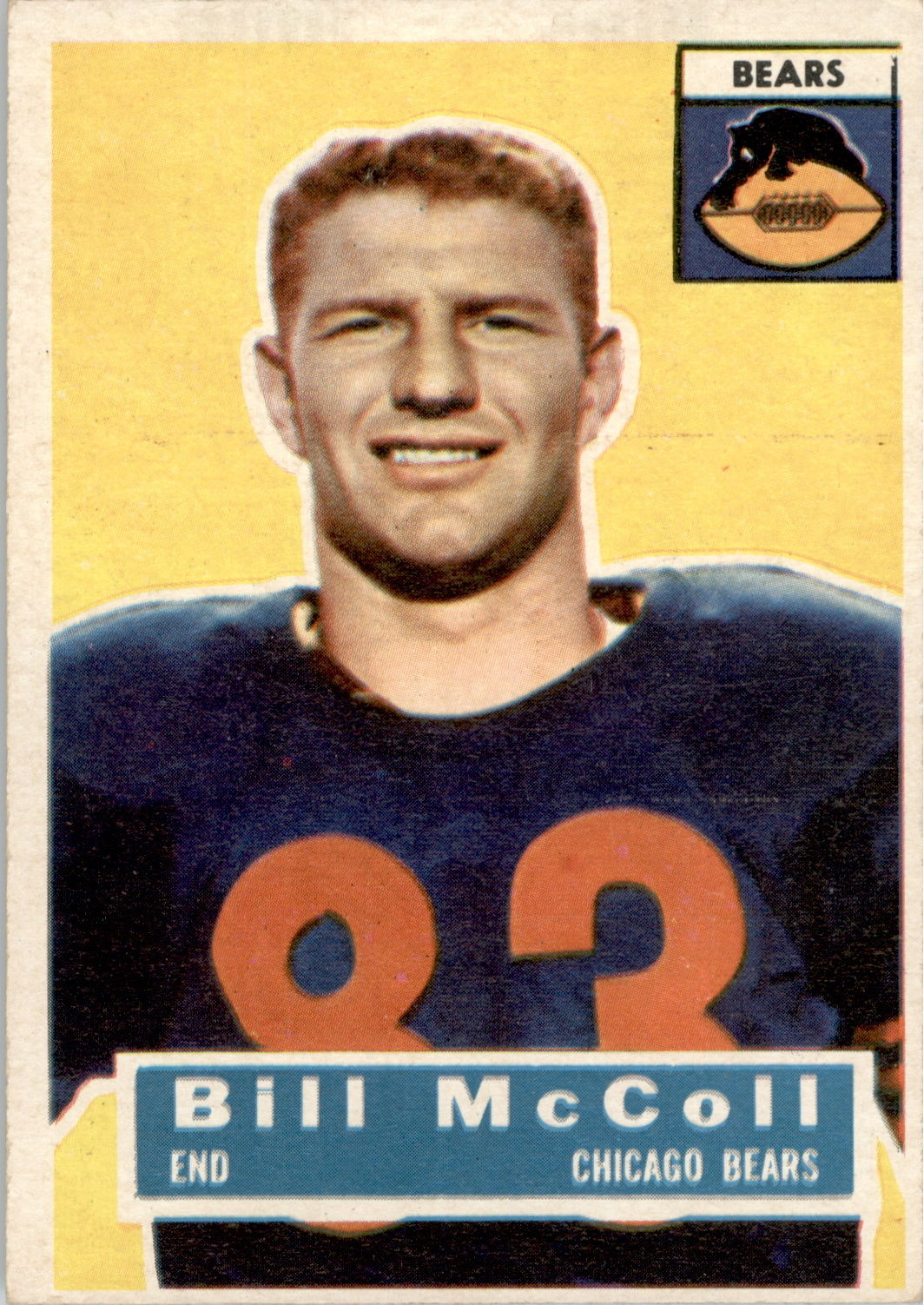 1956 Topps #83 Bill McColl