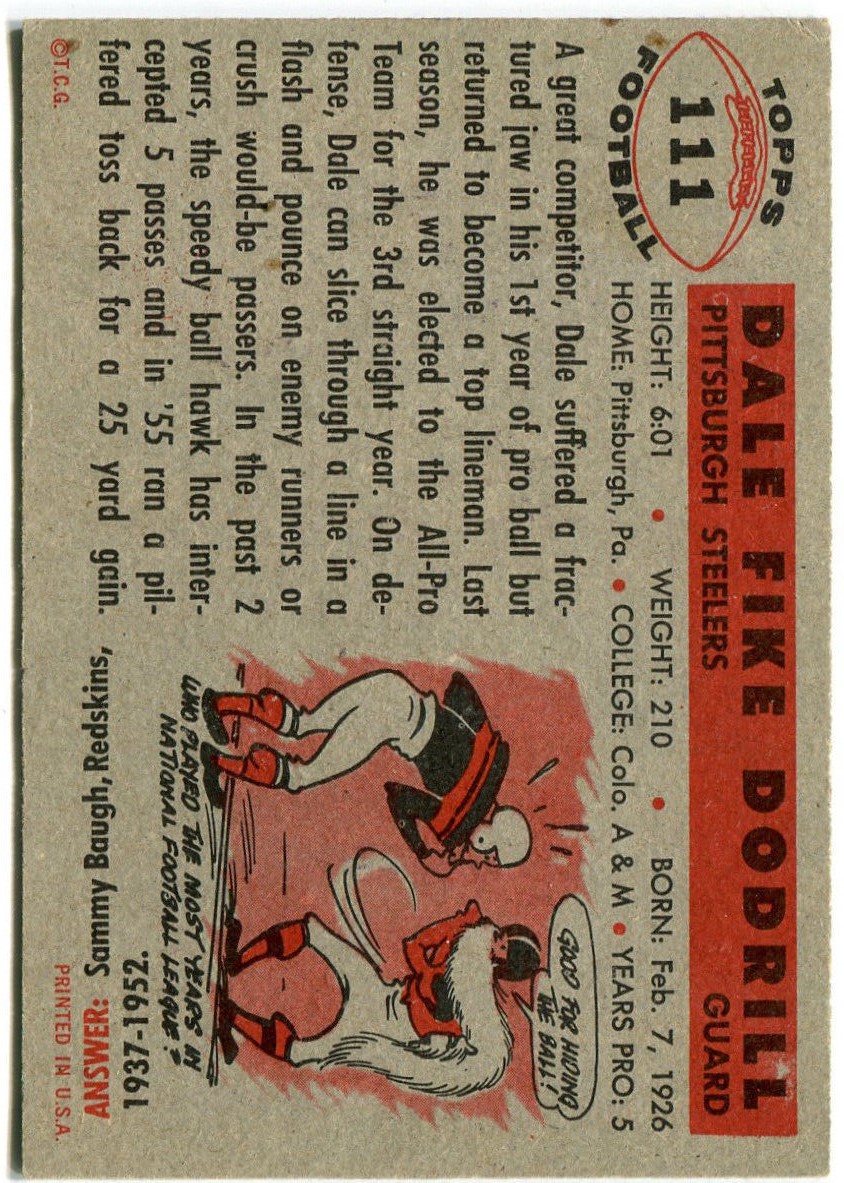 B4385- 1956 Topps Fußball Karten Ca. Grad -du Pick- 15 + Gratis US Schiff - Bild 61 von 67