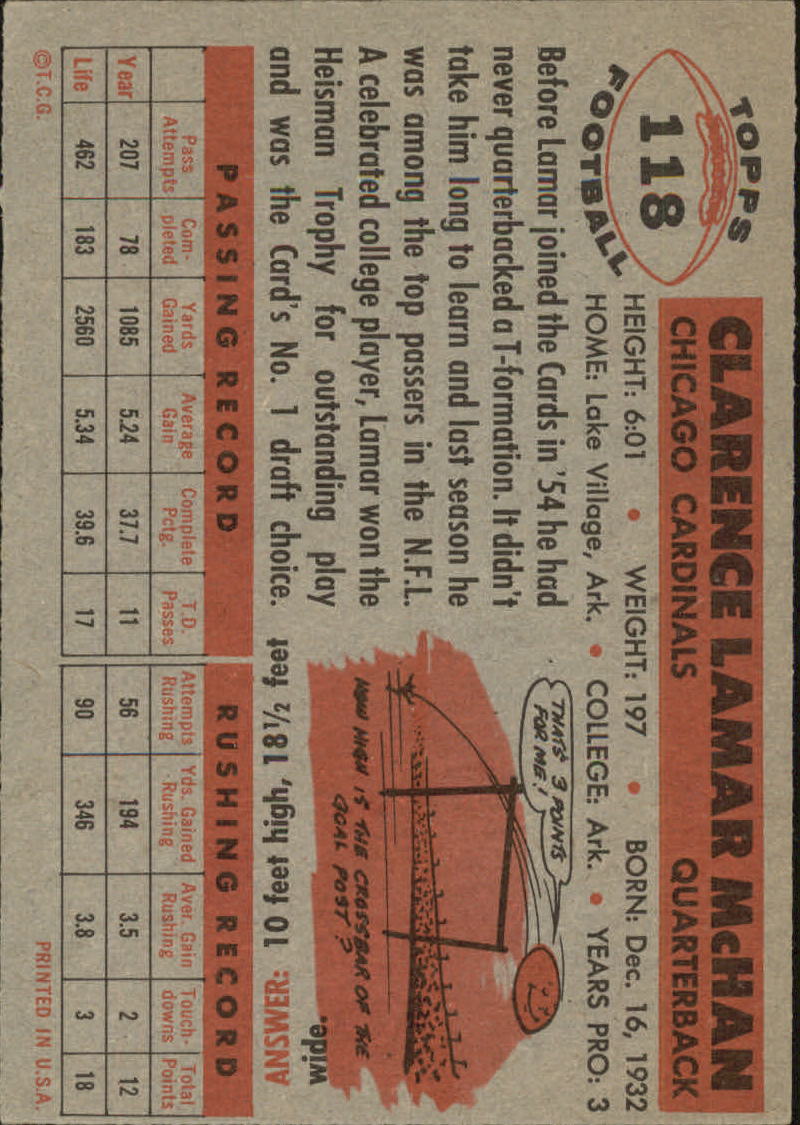 B4385- 1956 Topps Fußball Karten Ca. Grad -du Pick- 15 + Gratis US Schiff - Bild 65 von 67
