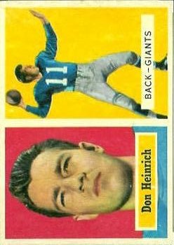 1957 Topps #47 Don Heinrich