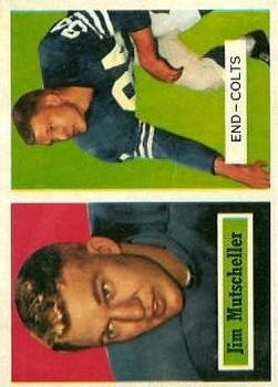 1957 Topps #103 Jim Mutscheller DP