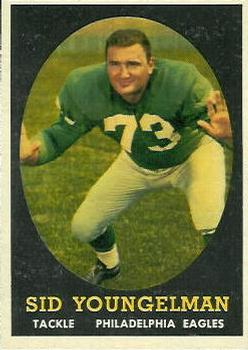 1958 Topps #24 Sid Youngelman UER