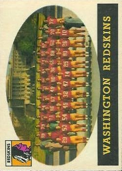 1958 Topps #27 Washington Redskins