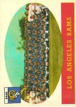 1958 Topps #85 Los Angeles Rams