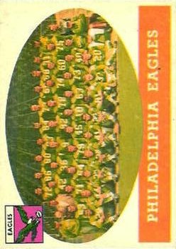 1958 Topps #109 Philadelphia Eagles