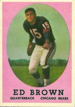 1958 Topps #123 Ed Brown