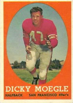 1958 Topps #124 Dick Moegle