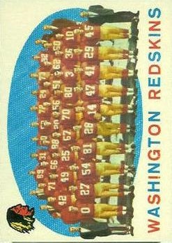 1959 Topps #91 Washington Redskins CL