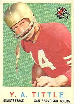 1959 Topps #130 Y.A.Tittle