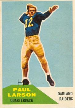 1960 Fleer #13 Paul Larson