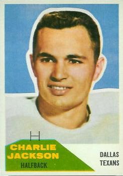 1960 Fleer #25 Charlie Jackson RC