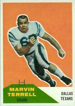 1960 Fleer #101 Marvin Terrell RC