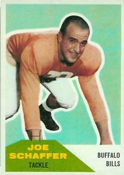 1960 Fleer #105 Joe Schaffer RC