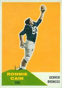 1960 Fleer #114 Ronnie Cain RC