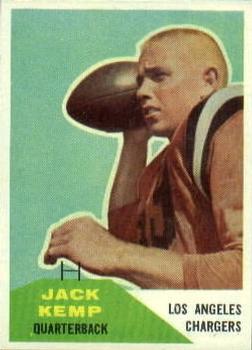 1960 Fleer #124 Jack Kemp RC