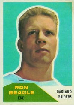 1960 Fleer #132 Ron Beagle RC