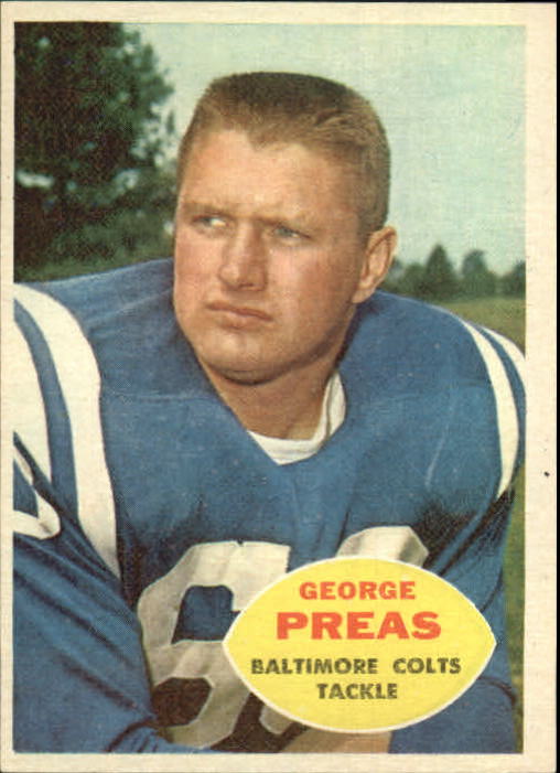 1960 Topps #6 George Preas RC