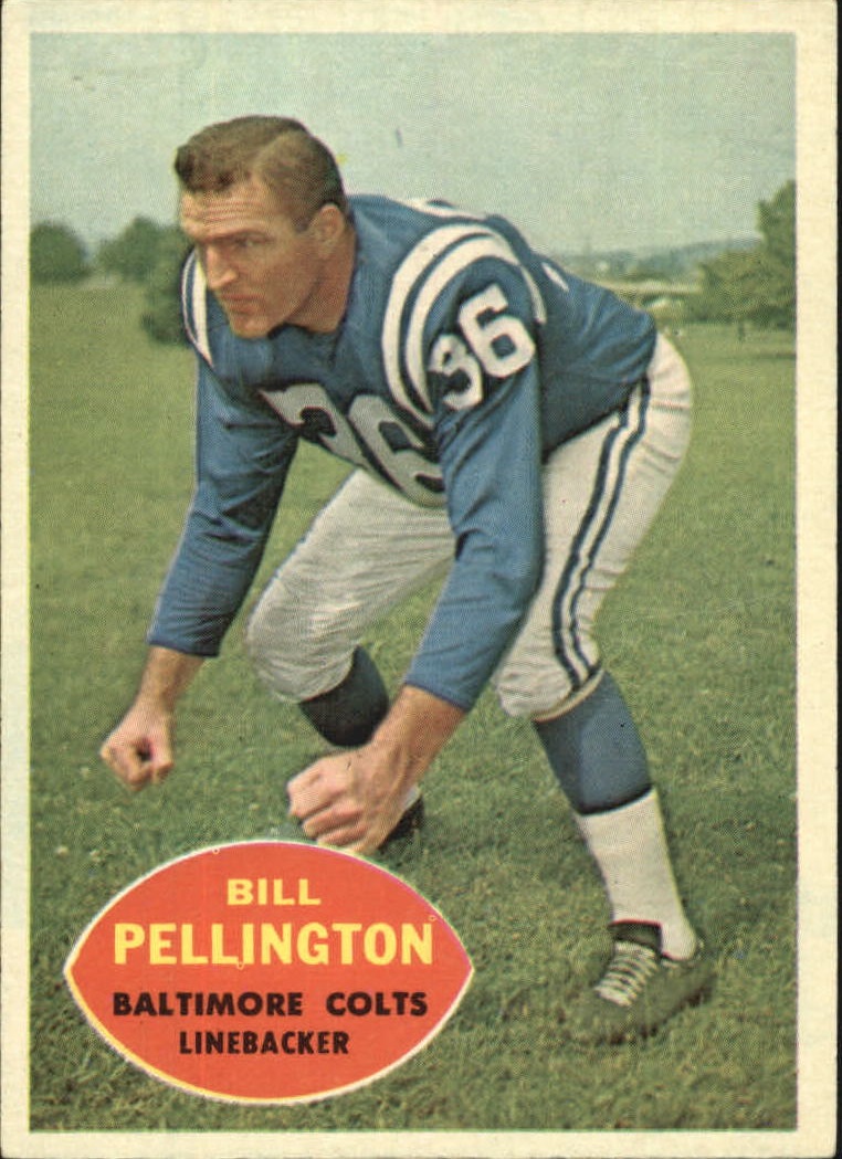 1960 Topps #8 Bill Pellington RC