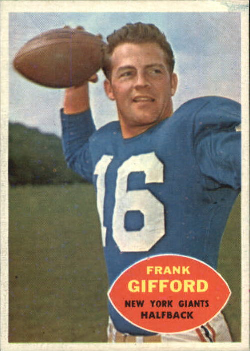 1960 Topps #74 Frank Gifford