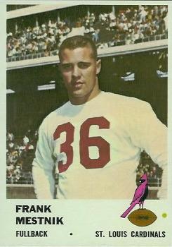 1961 Fleer #21 Frank Mestnik RC