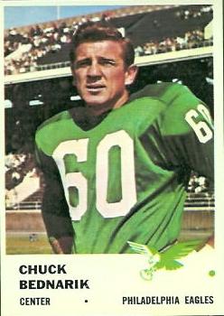 1961 Fleer #55 Chuck Bednarik