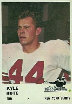 1961 Fleer #69 Kyle Rote