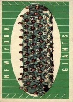 1961 Topps #93 New York Giants