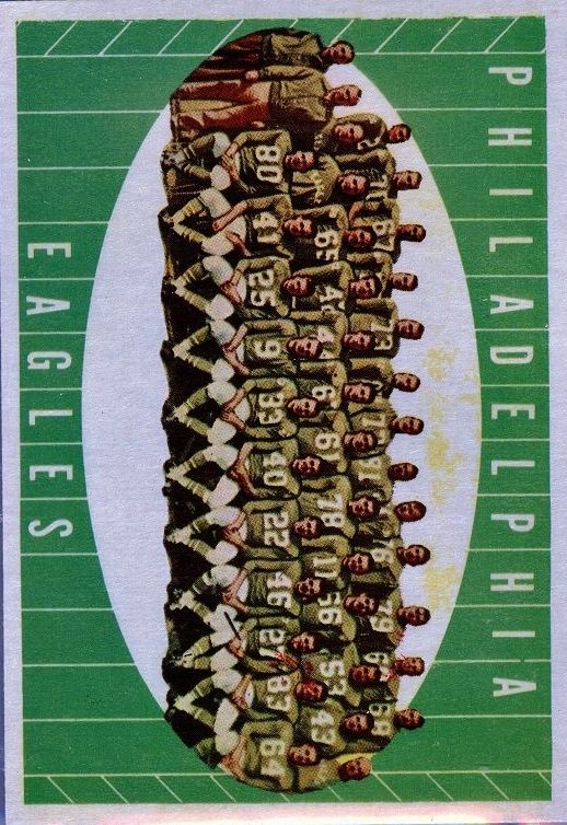 1961 Topps #103 Philadelphia Eagles