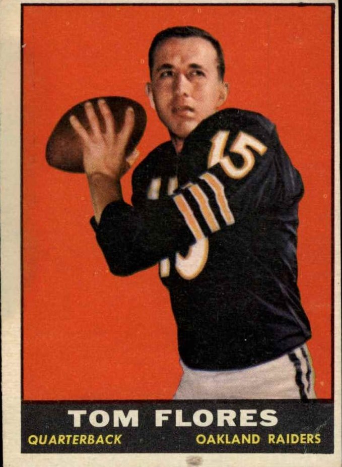 1961 Topps #186 Tom Flores RC
