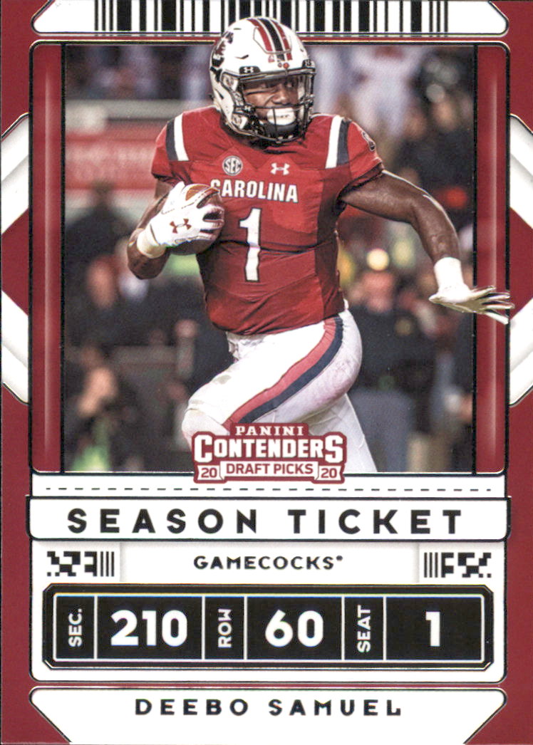 2020 Panini Contenders Draft Picks #28 Deebo Samuel - NM-MT