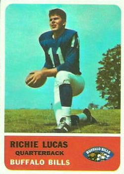 1962 Fleer #19 Richie Lucas
