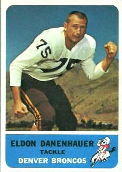 1962 Fleer #38 Eldon Danenhauer